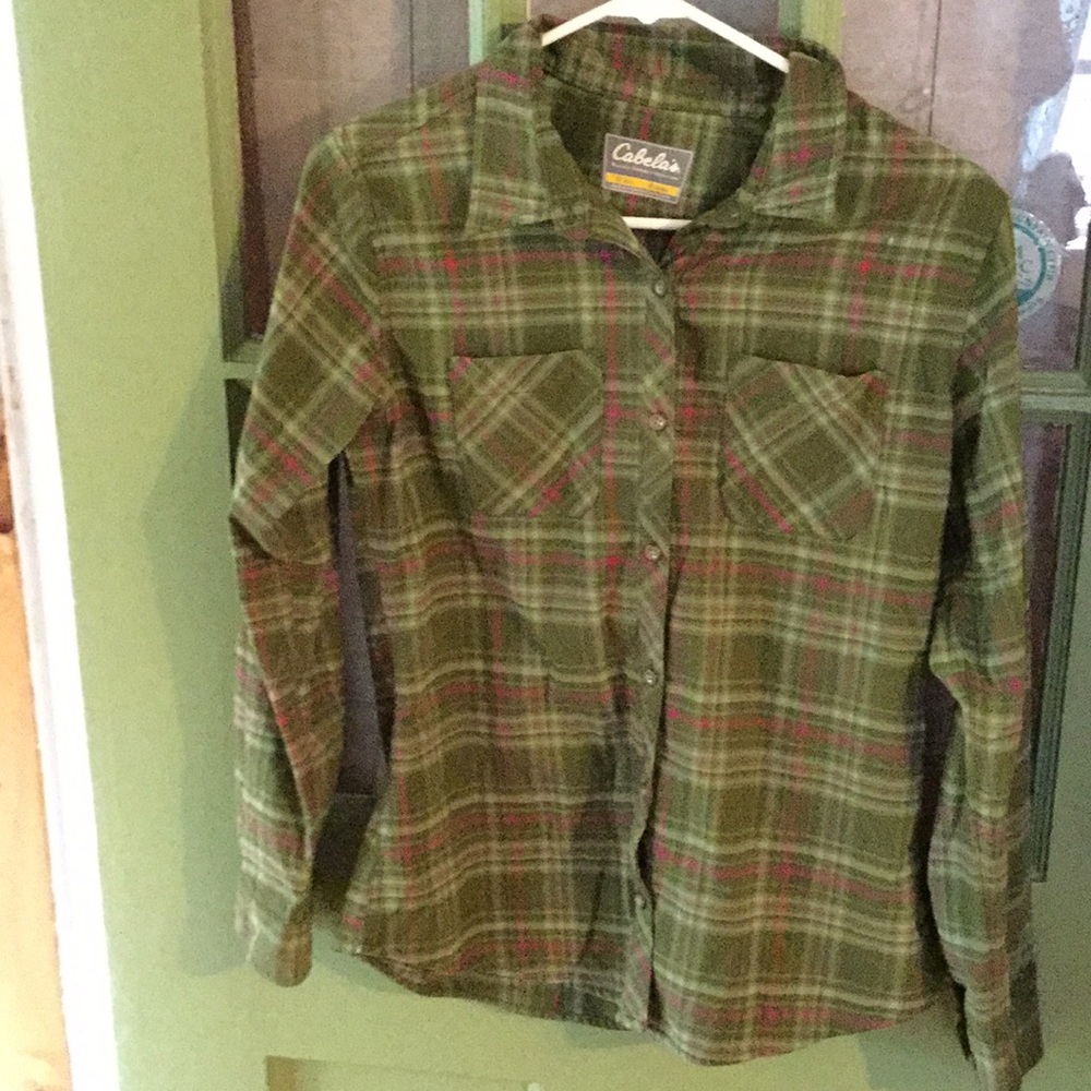 Soft flannel-type shirt